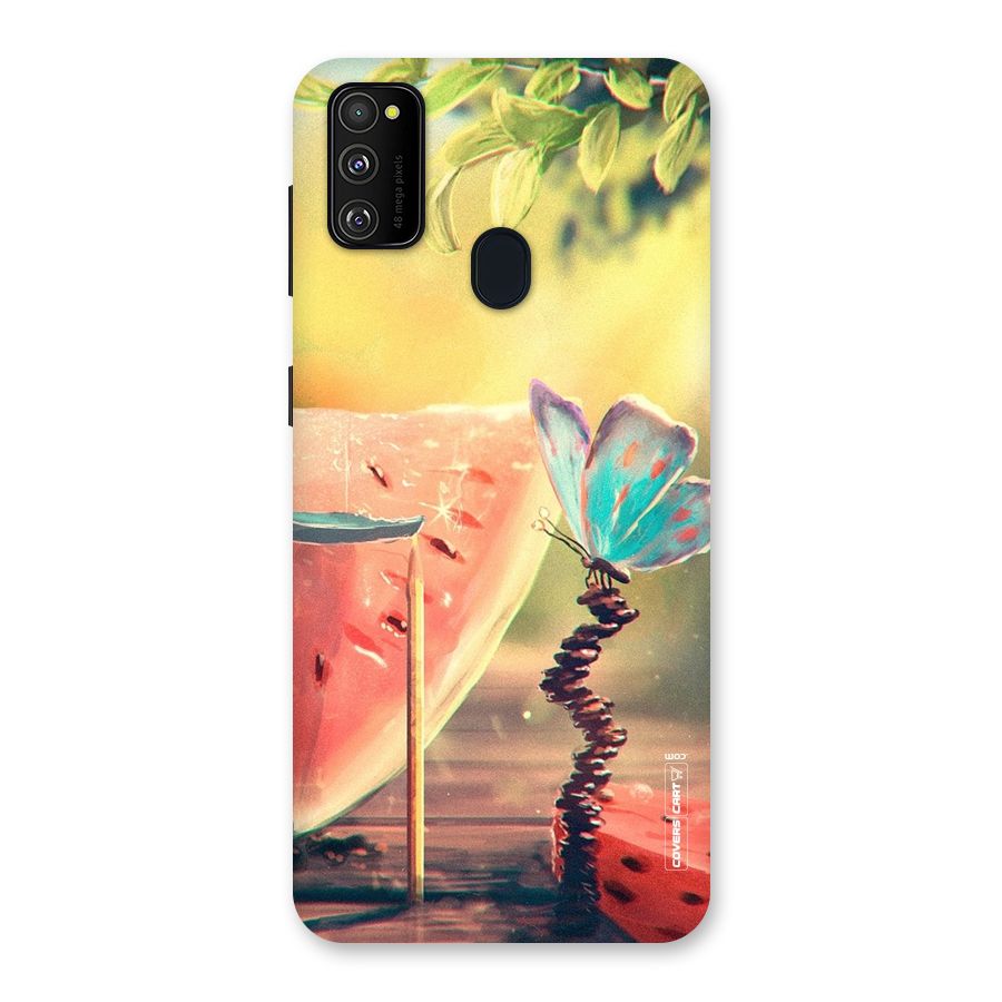 Watermelon Butterfly Back Case for Galaxy M30s