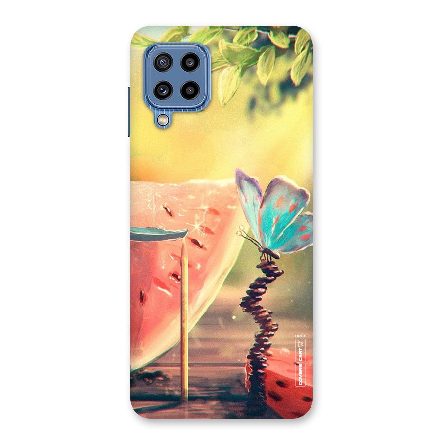 Watermelon Butterfly Back Case for Galaxy M32