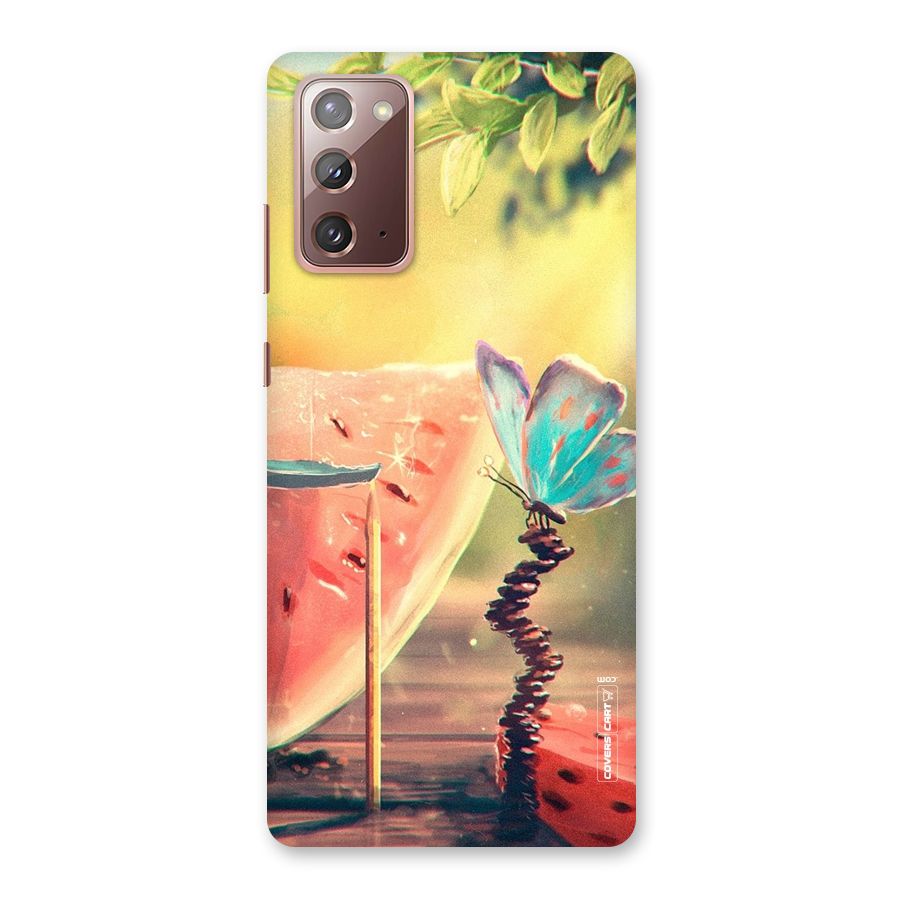 Watermelon Butterfly Back Case for Galaxy Note 20