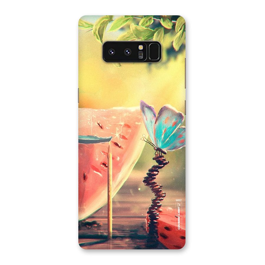 Watermelon Butterfly Back Case for Galaxy Note 8
