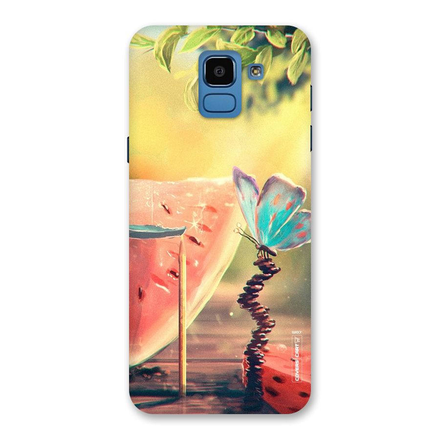 Watermelon Butterfly Back Case for Galaxy On6
