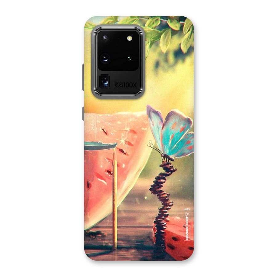 Watermelon Butterfly Back Case for Galaxy S20 Ultra