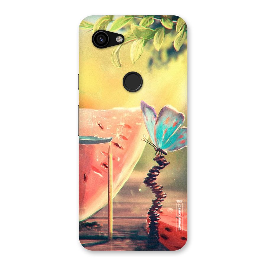 Watermelon Butterfly Back Case for Google Pixel 3a
