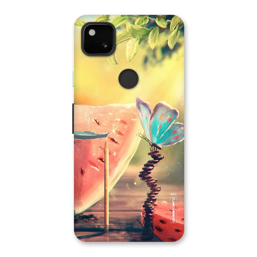 Watermelon Butterfly Back Case for Google Pixel 4a