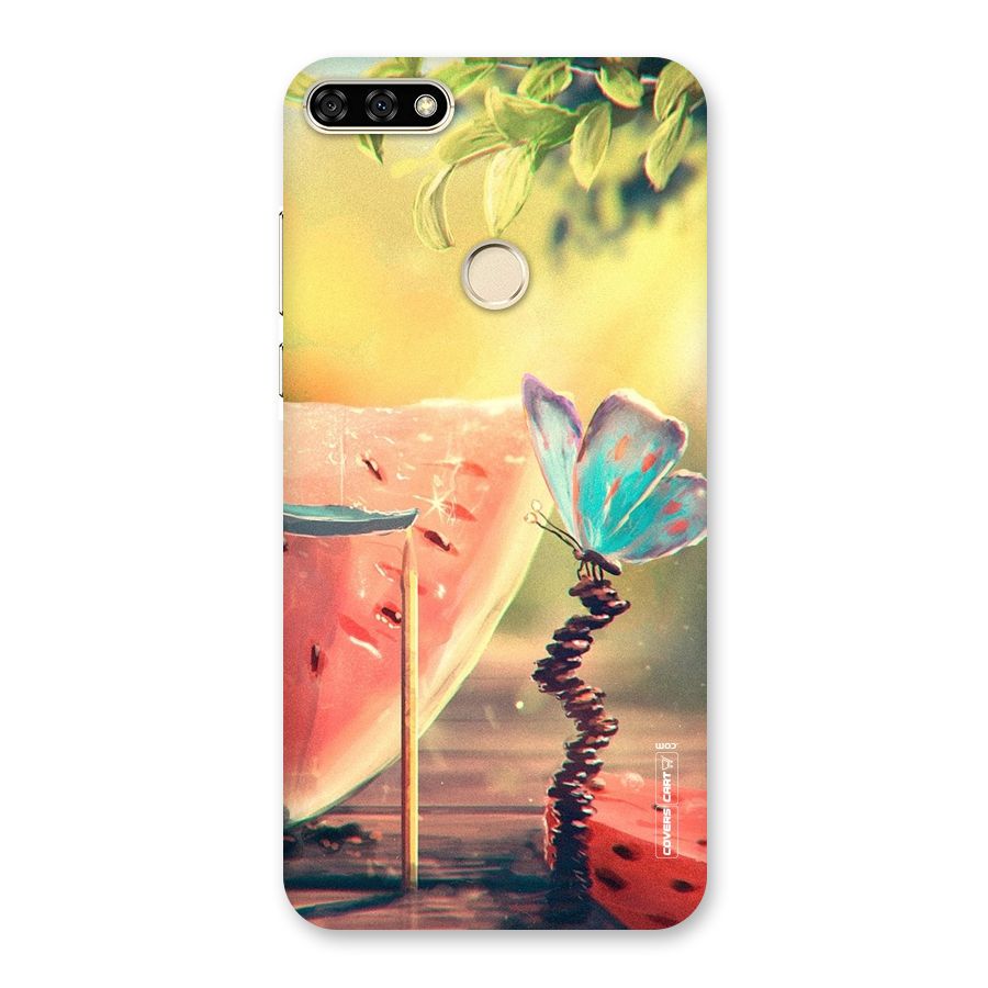Watermelon Butterfly Back Case for Honor 7A