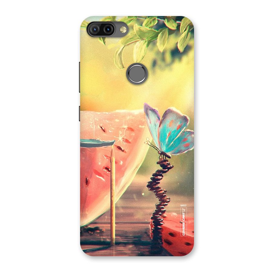 Watermelon Butterfly Back Case for Infinix Hot 6 Pro