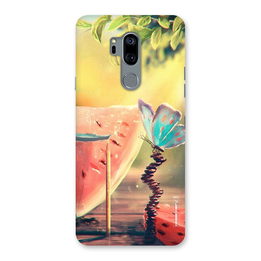 Watermelon Butterfly Back Case for LG G7