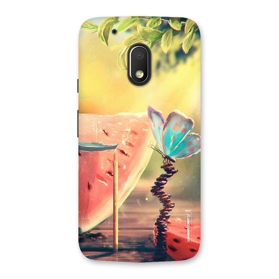 Watermelon Butterfly Back Case for Moto G4 Play