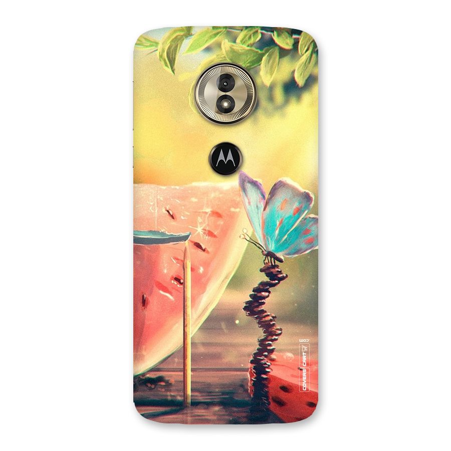 Watermelon Butterfly Back Case for Moto G6 Play