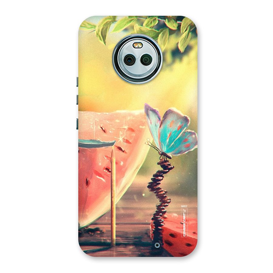 Watermelon Butterfly Back Case for Moto X4