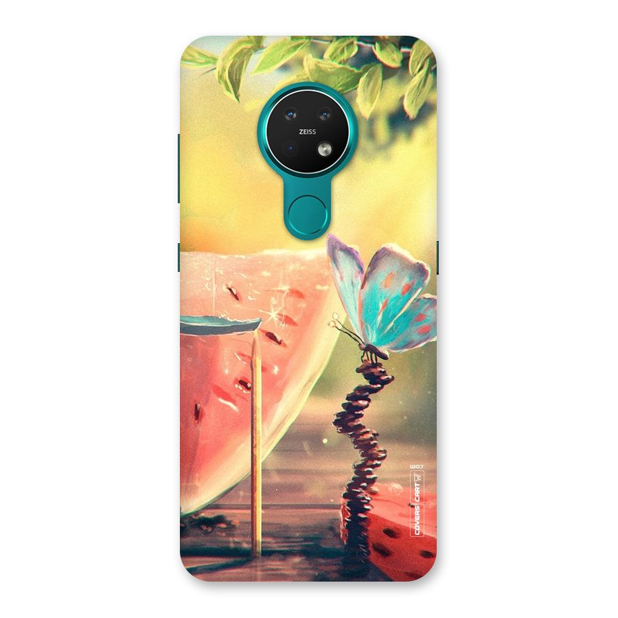 Watermelon Butterfly Back Case for Nokia 7.2