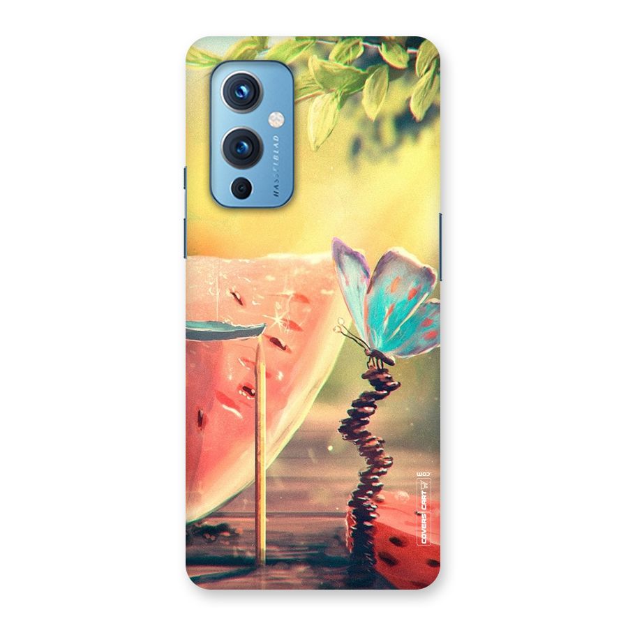 Watermelon Butterfly Back Case for OnePlus 9