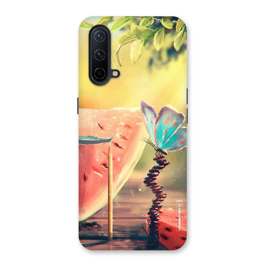 Watermelon Butterfly Back Case for OnePlus Nord CE 5G
