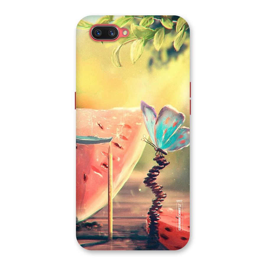 Watermelon Butterfly Back Case for Oppo A3s