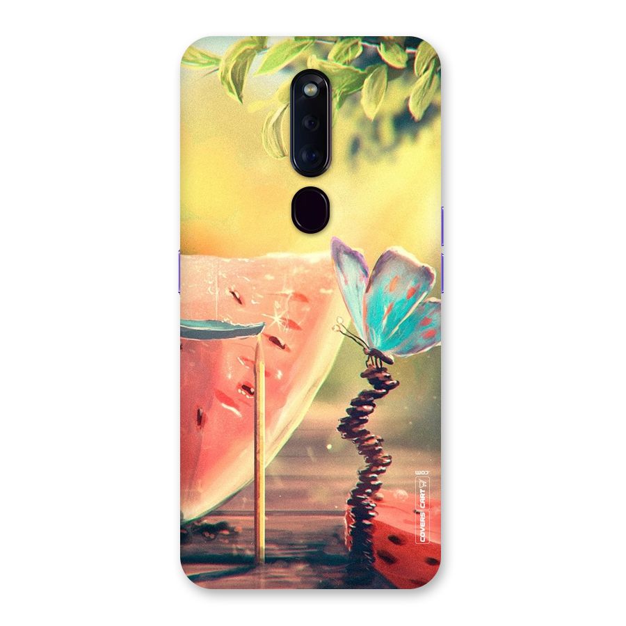 Watermelon Butterfly Back Case for Oppo F11 Pro
