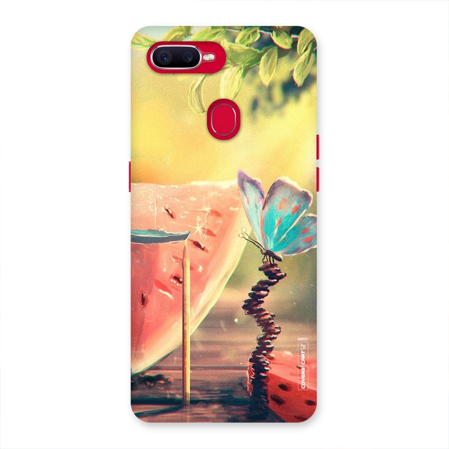 Watermelon Butterfly Back Case for Oppo F9 Pro