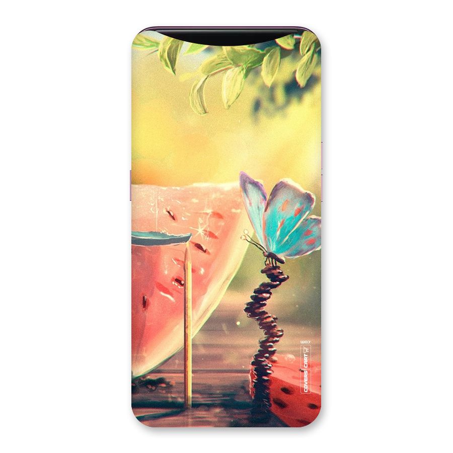 Watermelon Butterfly Back Case for Oppo Find X