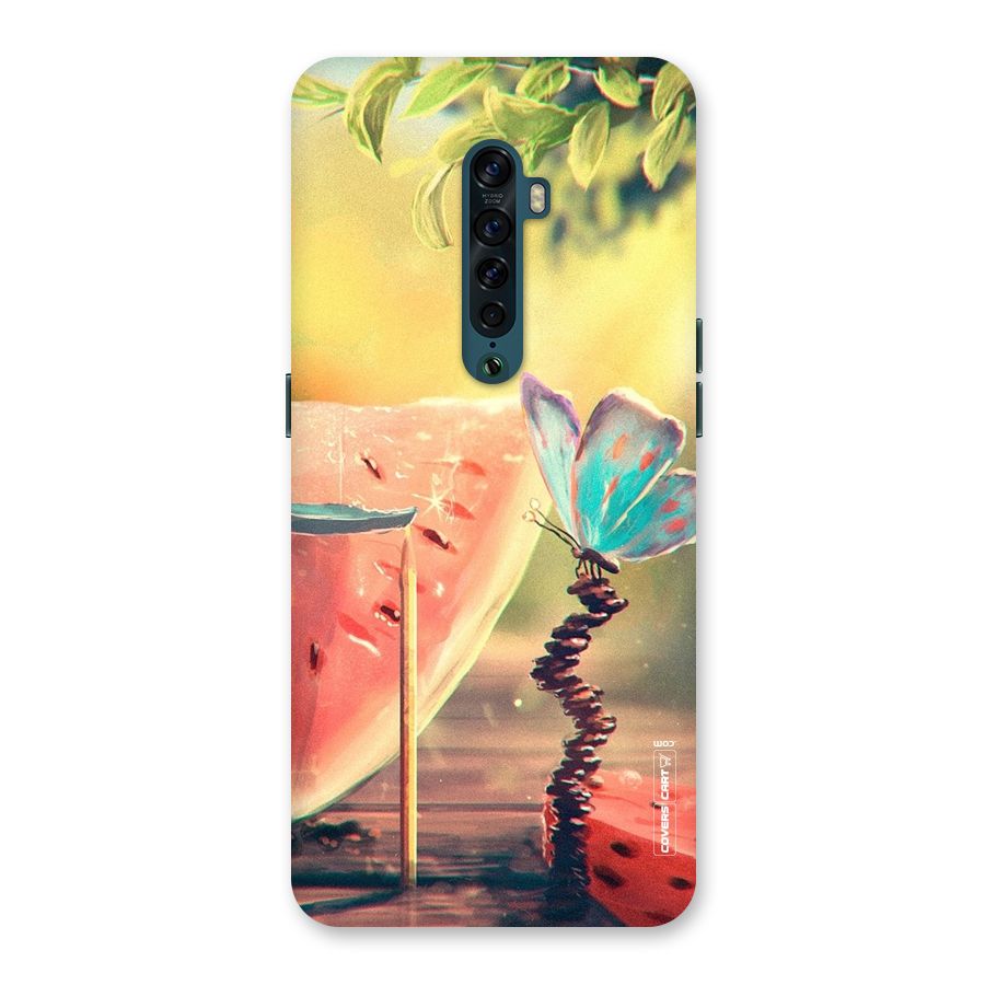 Watermelon Butterfly Back Case for Oppo Reno2