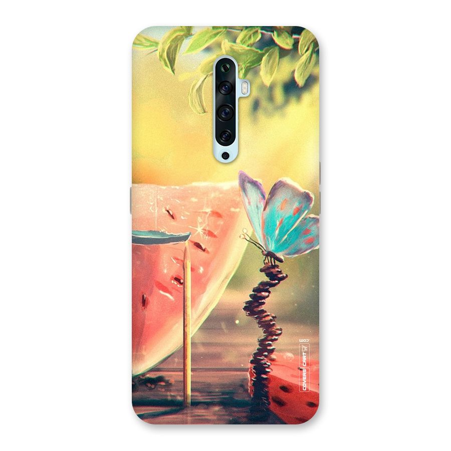 Watermelon Butterfly Back Case for Oppo Reno2 F
