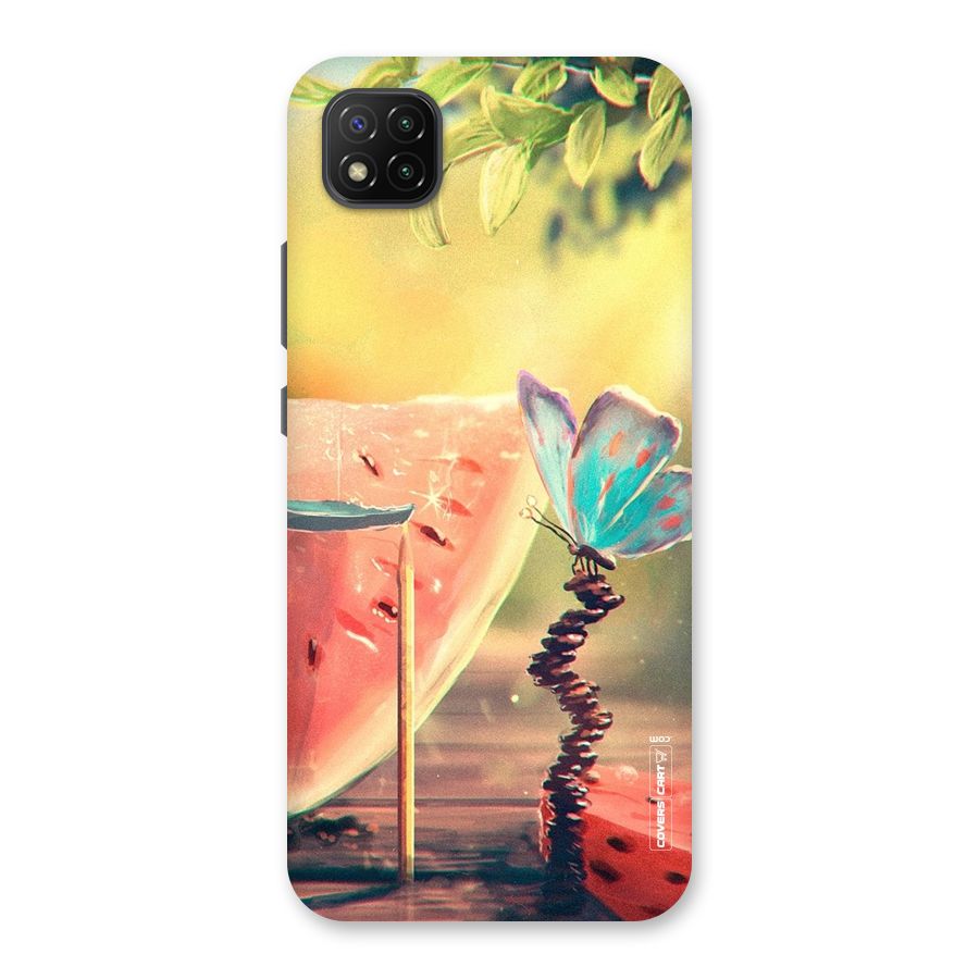 Watermelon Butterfly Back Case for Poco C3