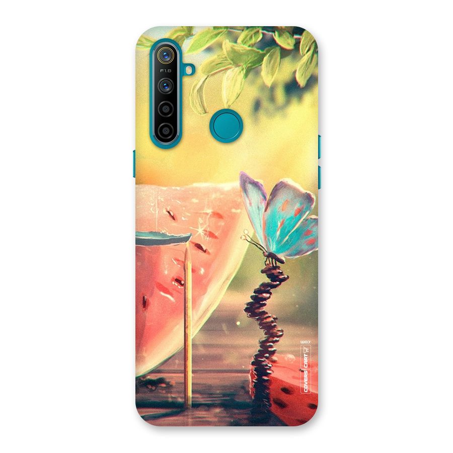 Watermelon Butterfly Back Case for Realme 5i