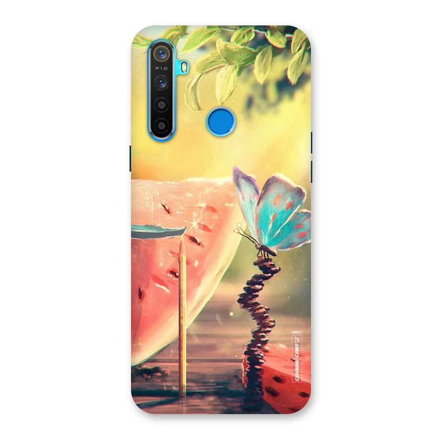 Watermelon Butterfly Back Case for Realme 5s