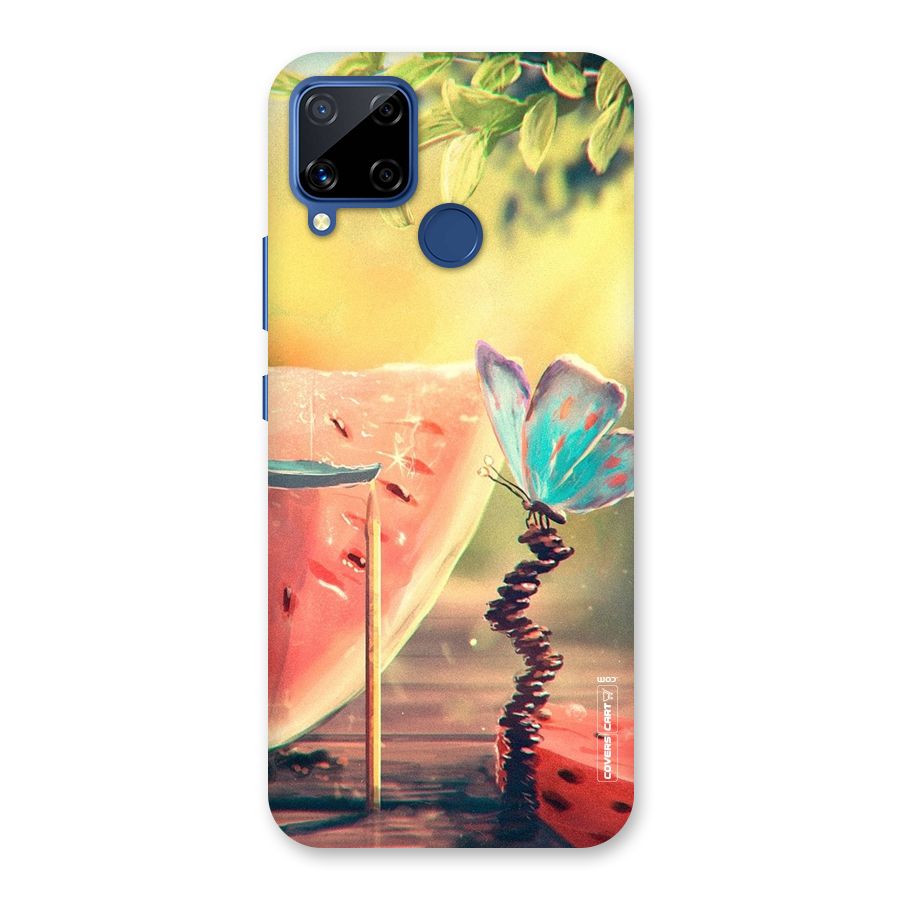 Watermelon Butterfly Back Case for Realme C15