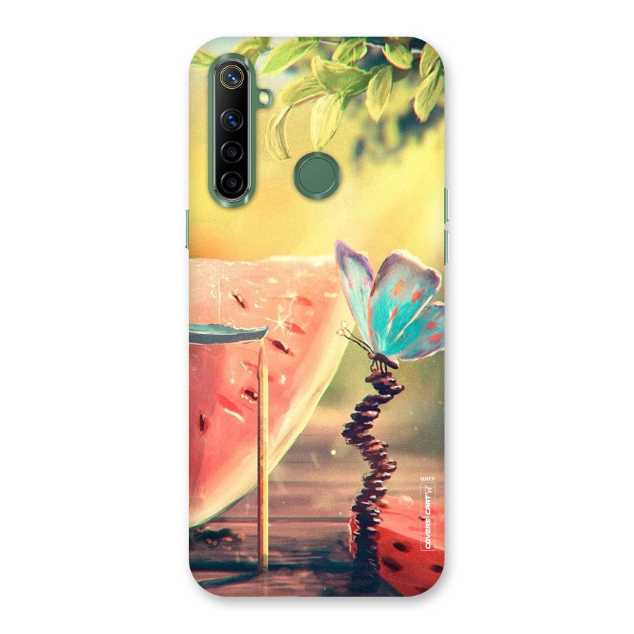 Watermelon Butterfly Back Case for Realme Narzo 10