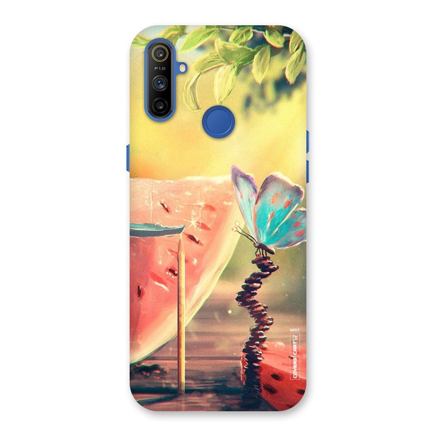 Watermelon Butterfly Back Case for Realme Narzo 10A
