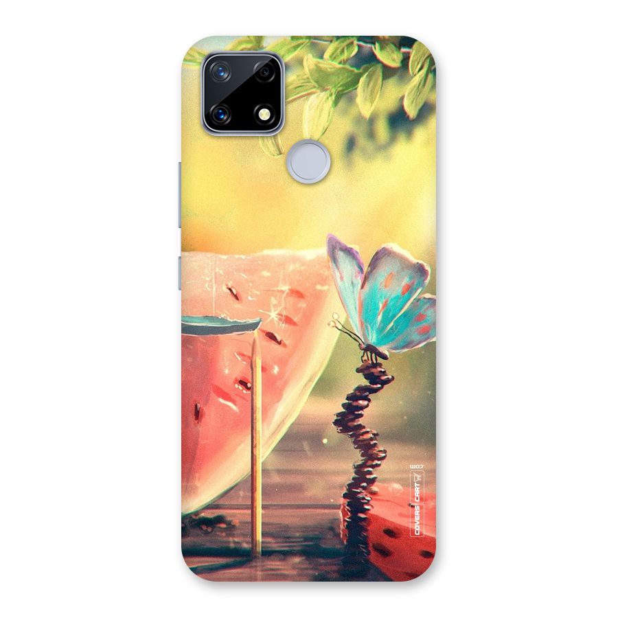 Watermelon Butterfly Back Case for Realme Narzo 20