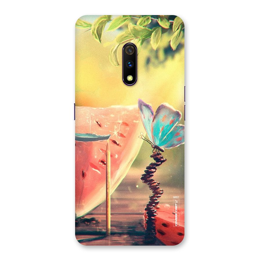 Watermelon Butterfly Back Case for Realme X