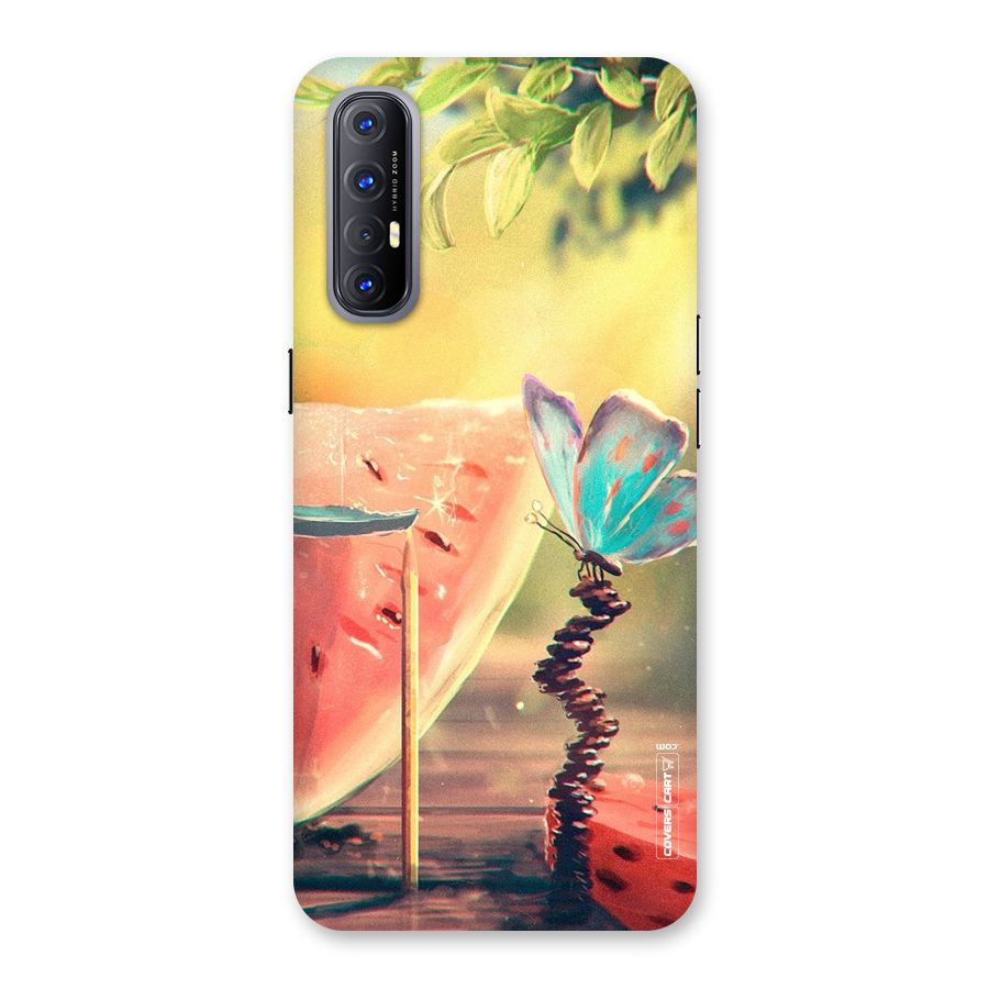 Watermelon Butterfly Back Case for Reno3 Pro
