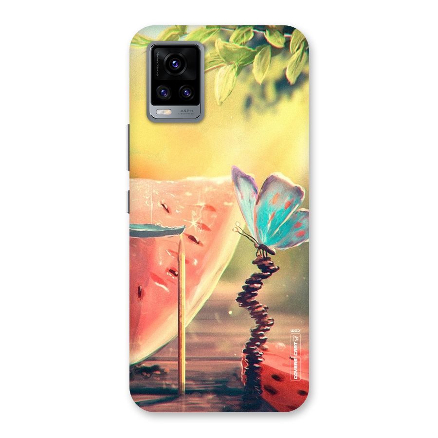 Watermelon Butterfly Back Case for Vivo V20