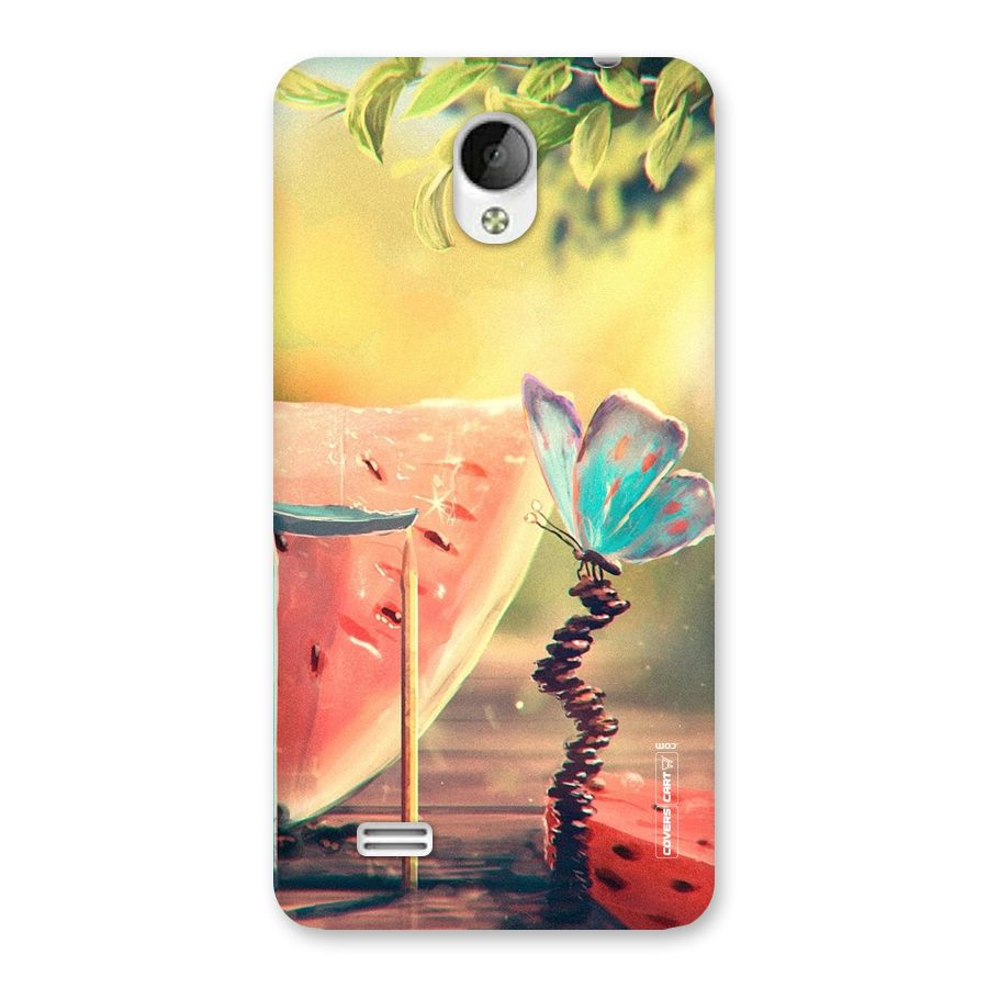 Watermelon Butterfly Back Case for Vivo Y21
