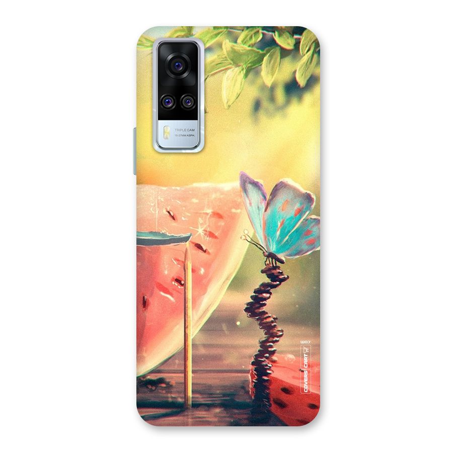 Watermelon Butterfly Back Case for Vivo Y31