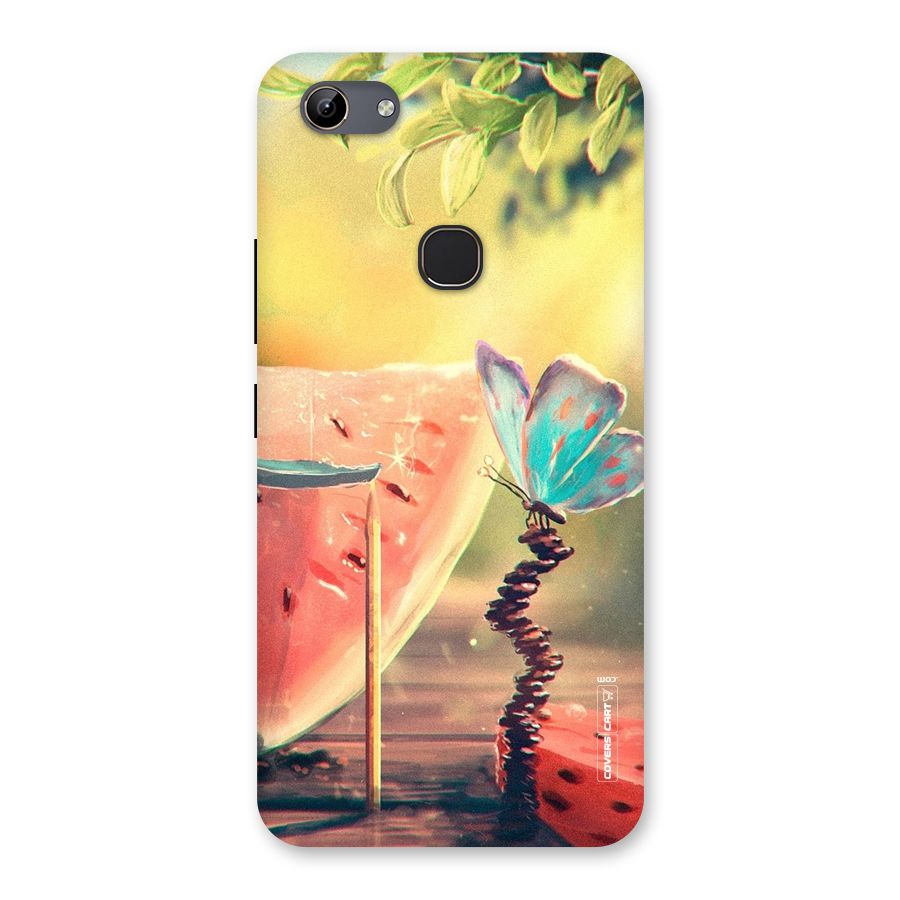Watermelon Butterfly Back Case for Vivo Y81