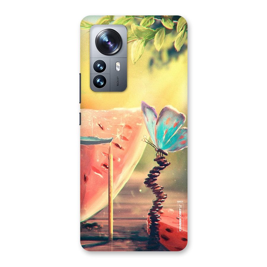 Watermelon Butterfly Back Case for Xiaomi 12 Pro