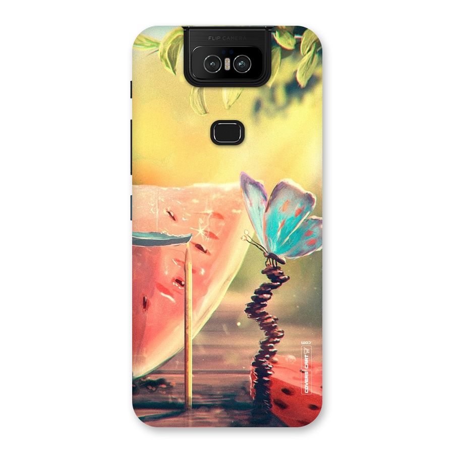 Watermelon Butterfly Back Case for Zenfone 6z