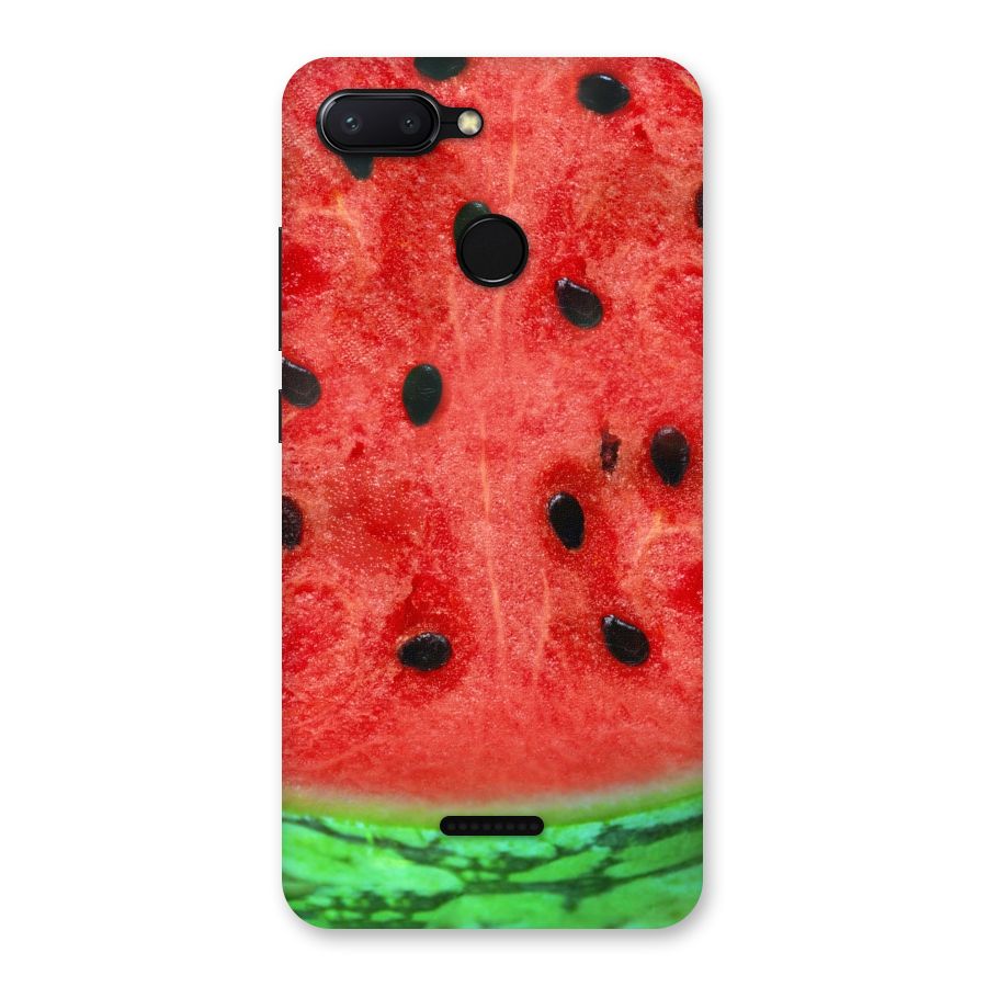 Watermelon Design Back Case for Redmi 6