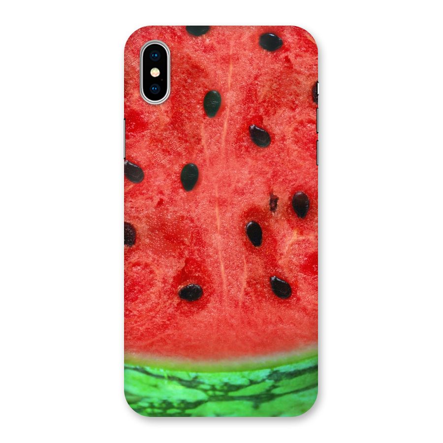 Watermelon Design Back Case for iPhone XS