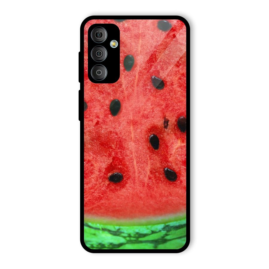 Watermelon Design Glass Back Case for Galaxy F23