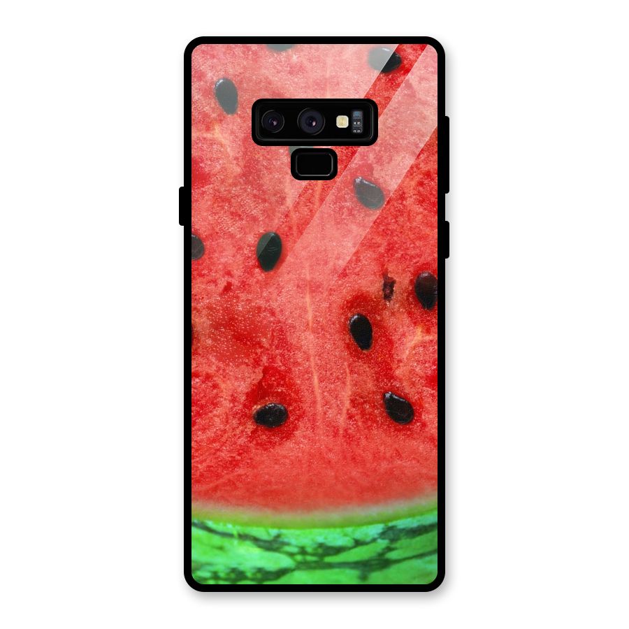 Watermelon Design Glass Back Case for Galaxy Note 9