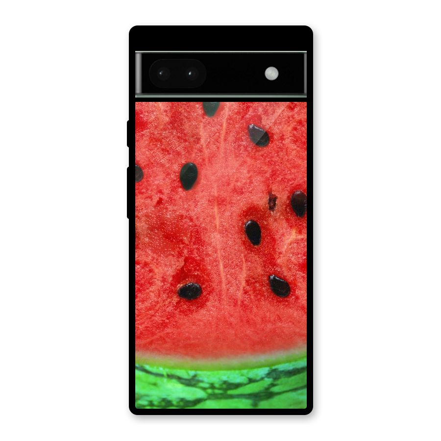 Watermelon Design Glass Back Case for Google Pixel 6a