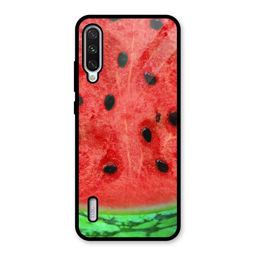 Watermelon Design Glass Back Case for Mi A3