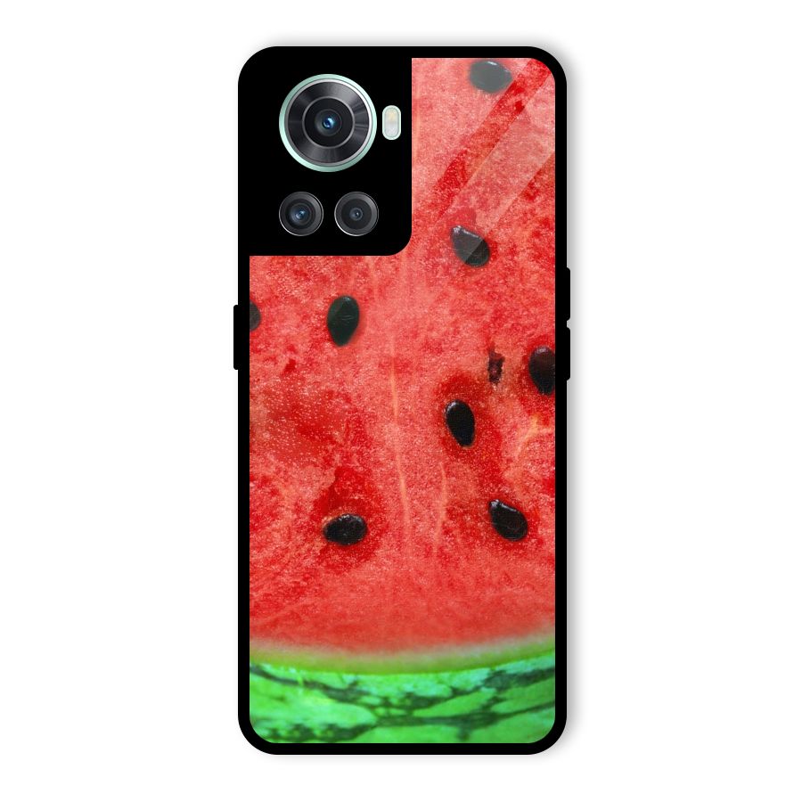 Watermelon Design Glass Back Case for OnePlus 10R