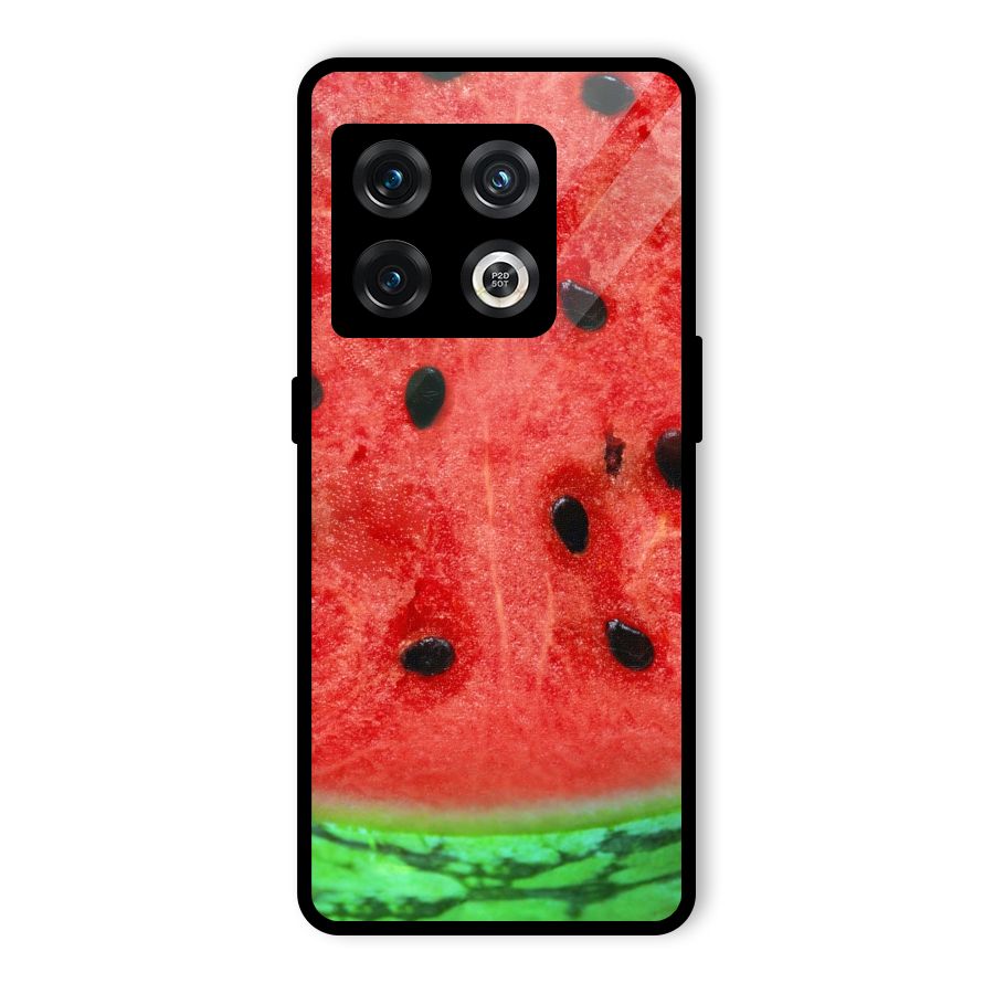 Watermelon Design Glass Back Case for OnePlus 10 Pro 5G