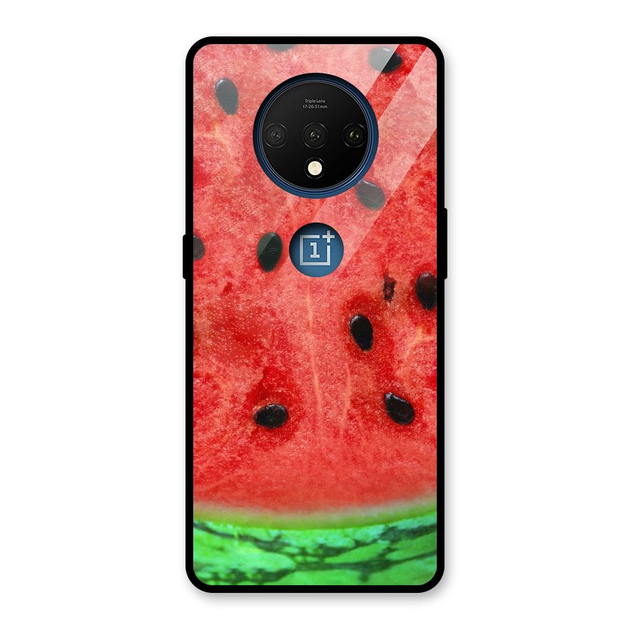 Watermelon Design Glass Back Case for OnePlus 7T