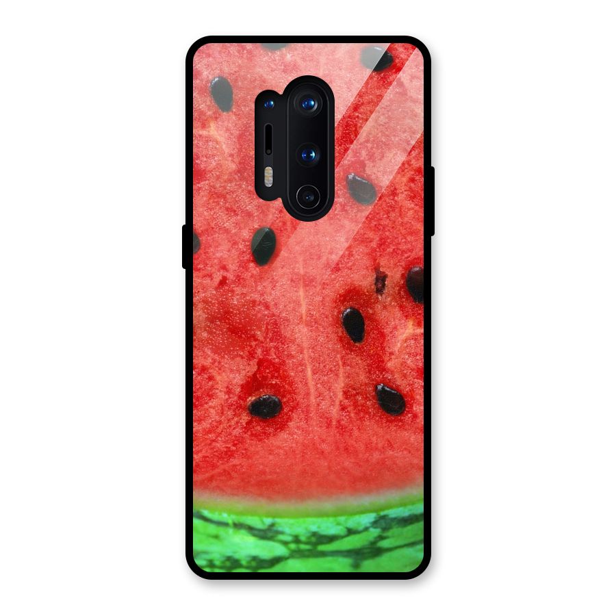 Watermelon Design Glass Back Case for OnePlus 8 Pro
