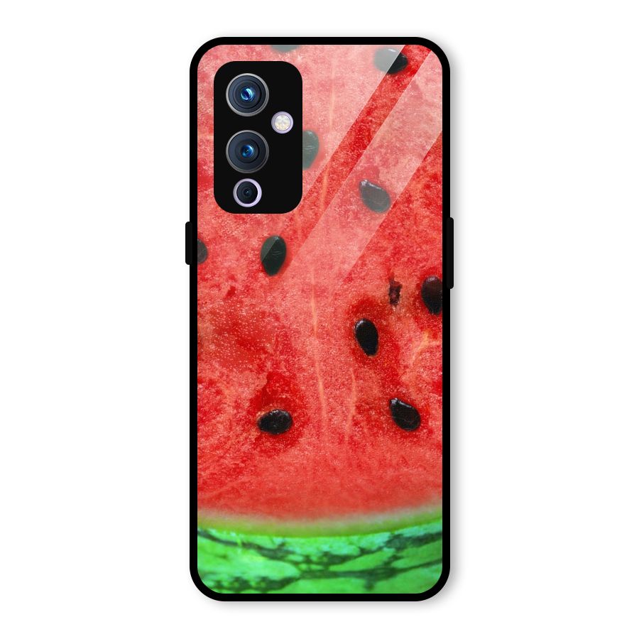 Watermelon Design Glass Back Case for OnePlus 9