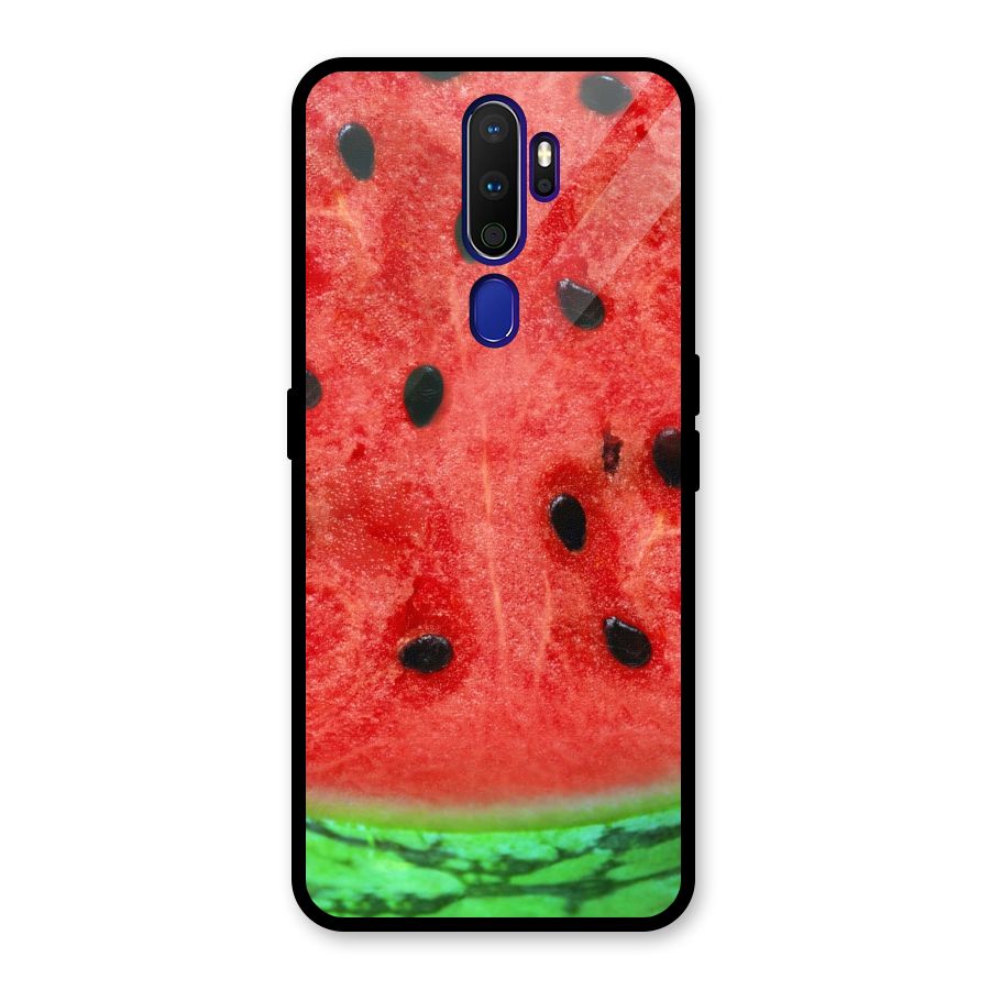 Watermelon Design Glass Back Case for Oppo A9 (2020)